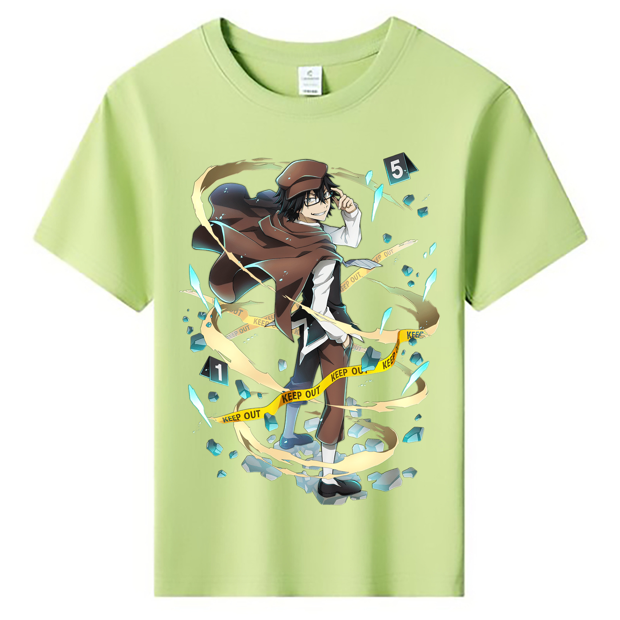 （画像用） 文豪ストレイドッグス Bungo Stray Dogs 綿100％キッズTシャツ（フロントプリント）